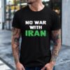 No War With Iran Anti War Political_T-Shirt