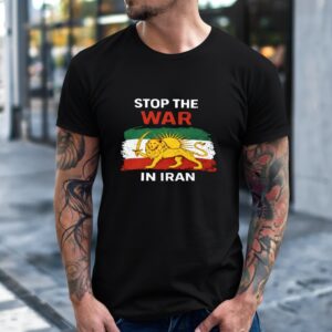 Stop The War In Iran Lion_T-Shirt