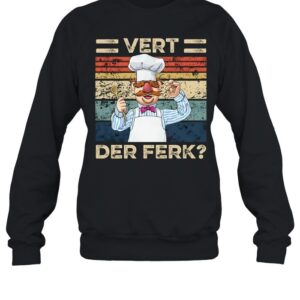 t ferk swedish shirt sleeve short funny chef vintage tee der retro-Sweatshirt