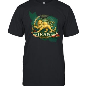 Iran Lion And Sun-Unisex T-Shirt