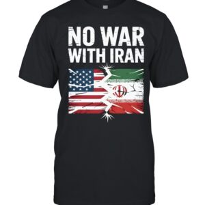 No War With Iran Anti War Protest-Unisex T-Shirt