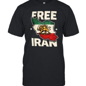 Retro Free Iran-Unisex T-Shirt