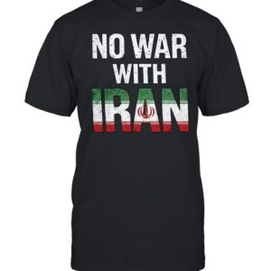 No War With Iran Peace Protest-Unisex T-Shirt