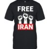 Free Iran Protest Raised Fists Solidarity-Unisex T-Shirt