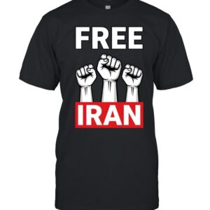Free Iran Protest Raised Fists Solidarity-Unisex T-Shirt