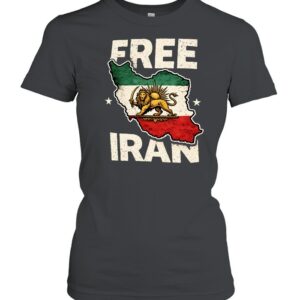 Retro Free Iran-Women T-Shirt