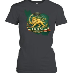 Iran Lion And Sun-Women T-Shirt