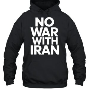 No War With Iran Peace-Hoodie