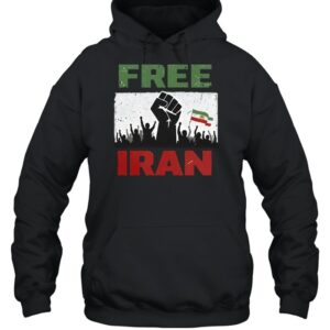 Free Iran Protest Graphic-Hoodie