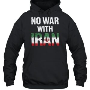 No War With Iran Peace Protest-Hoodie