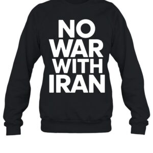 No War With Iran Peace-Sweatshirt