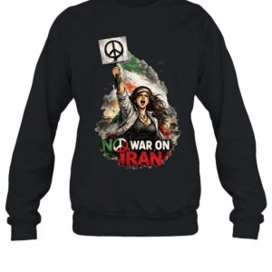 No War on Iran Womens Protest-Sweatshirt