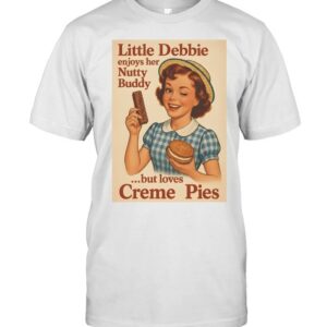 Little Debbie Nutty Buddy & Creme Pie-Unisex T-Shirt