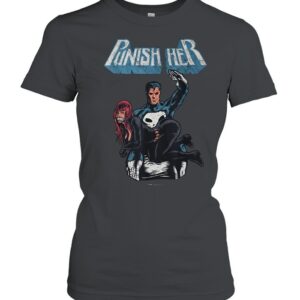 Punish Her Comic Book Funny Hero Spank Parody Meme Vintage-Women T-Shirt