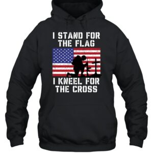 i stand for the flag i kneel for the cross patriotic christian-Hoodie